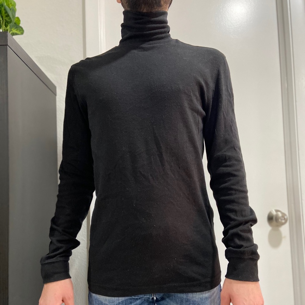 Men’s Black Turtleneck